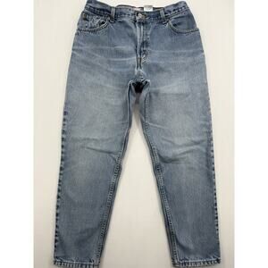 Vintage Levis 550 Jeans Womens 12s Relaxed Tapered High Rise Mom